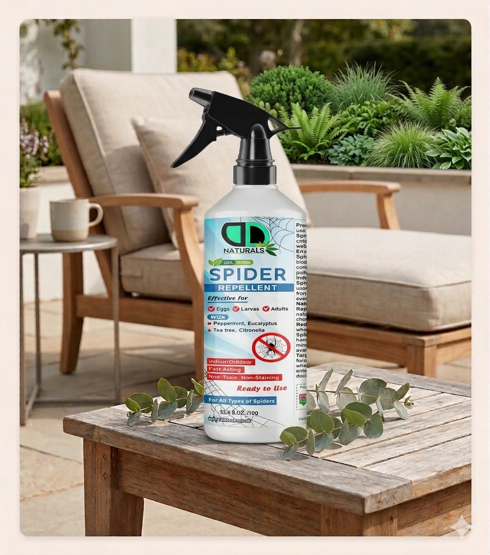 100% Natural Spider Repellent – Fast-Acting Indoor &amp; Outdoor Protection in the UK