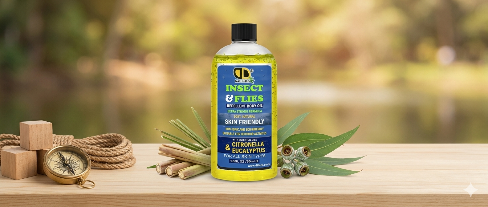 Insect Repellent with Citronella &amp; Eucalyptus Essential Oil  Natural Mosquito &amp; Insect Protection in the UK