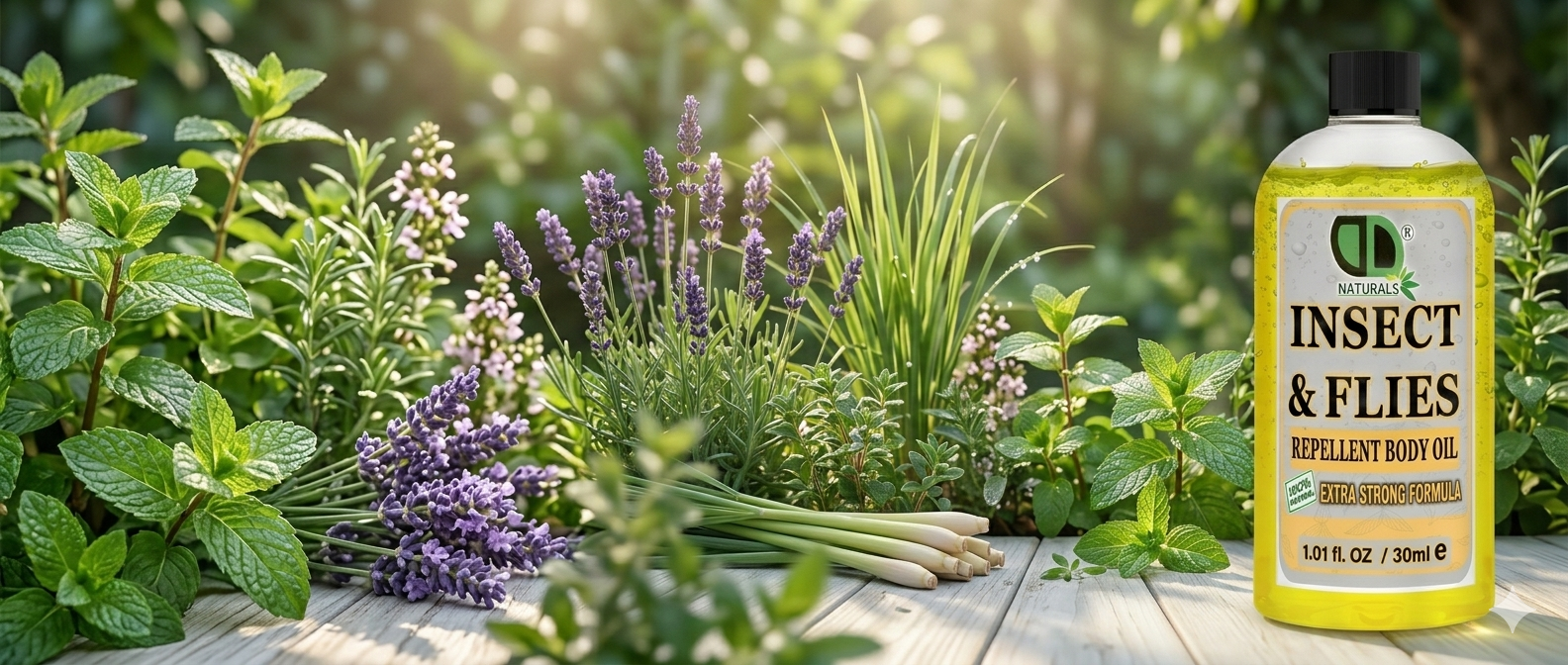 Natural Insect Repellent Oil  Tea Tree &amp; Lemongrass Essential Oil Blend in the UK