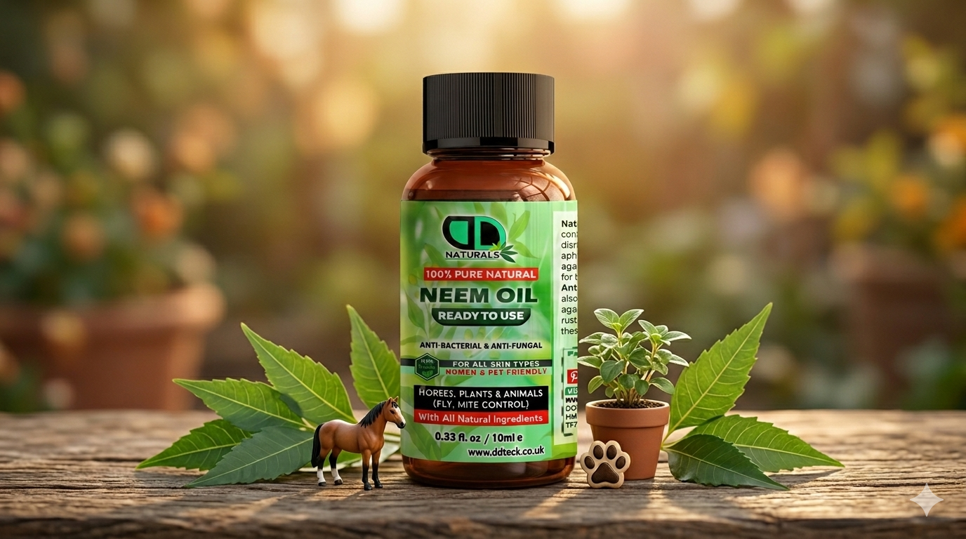 Neem Oil Spray (Ready to Use) 100% Organic, Non-Toxic Protection for Plants, Pets, Skin &amp; Hair in the UK