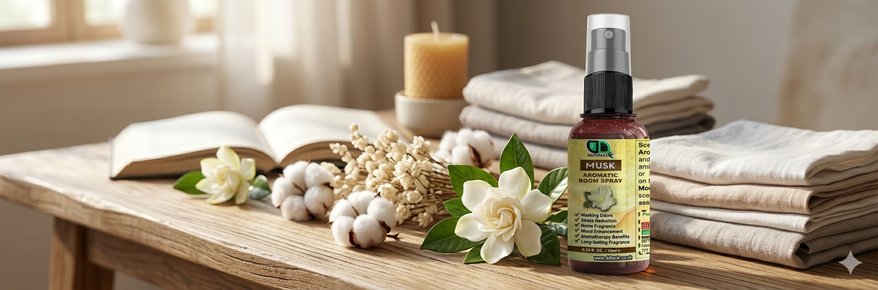Musk Aromatic Room Spray – Premium Long-Lasting Home Fragrance for Elegant Living in the UK
