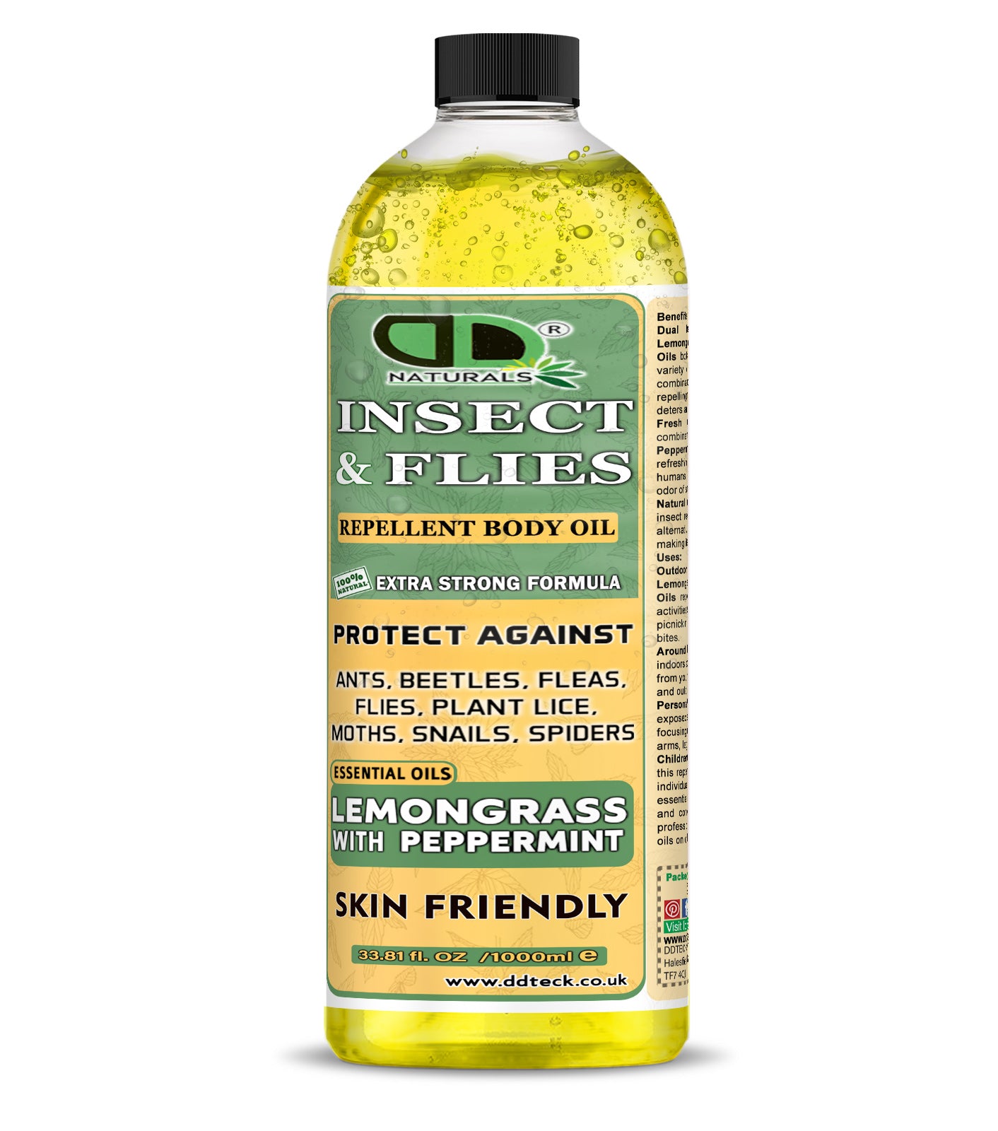 Lemongrass & Peppermint Insect Repellent – Extra Strong Natural Formula