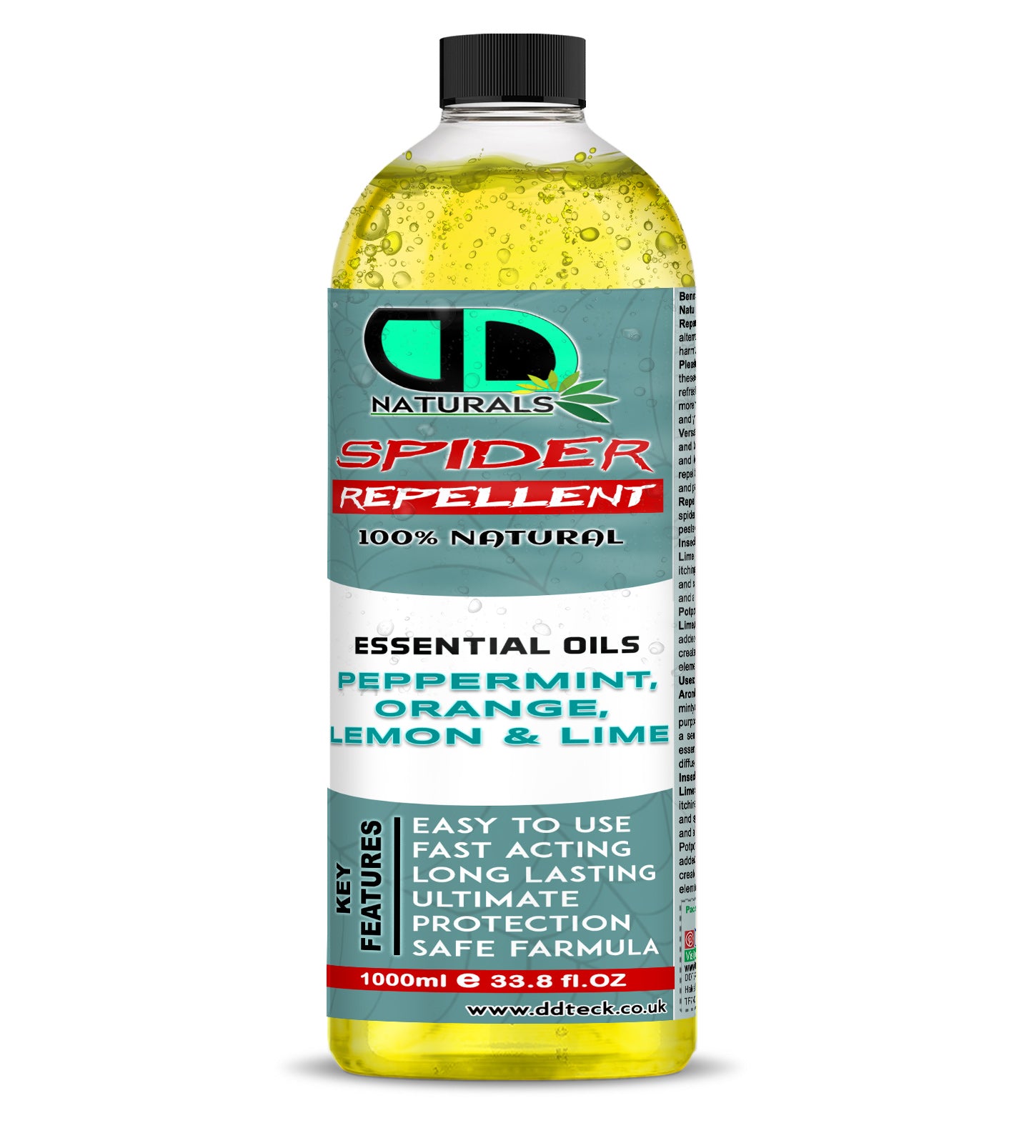 Spider Repellent | 100% Natural Peppermint & Citrus Essential Oil Spider Control Spray