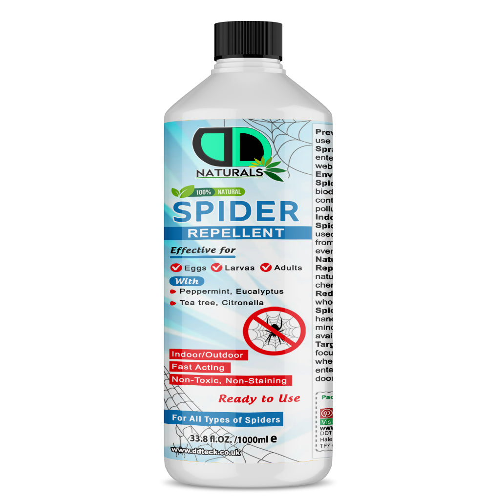 100% Natural Spider Repellent – Fast-Acting Indoor & Outdoor Protection