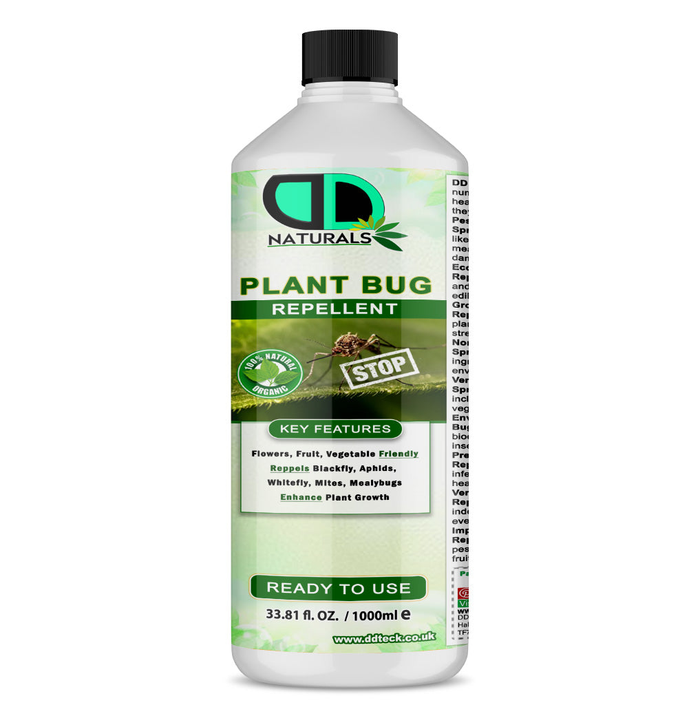 100% Organic Plant Bug Repellent – Ready to Use Garden Protection