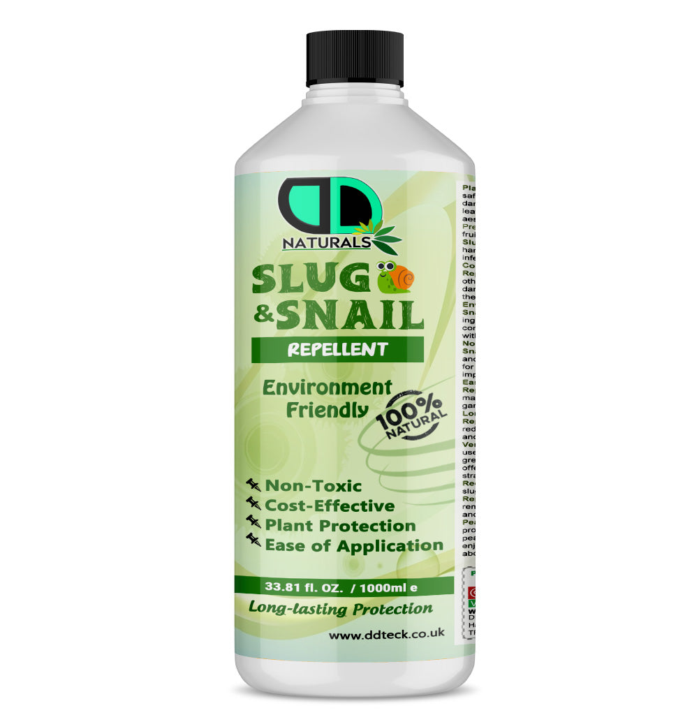 100% Natural Slug & Snail Repellent – Non-Toxic Plant Protection