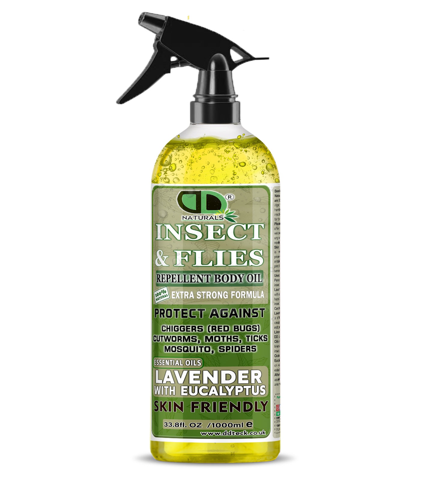 Insect Repellent with Lavender & Eucalyptus Essential Oils | Natural Bug Protection