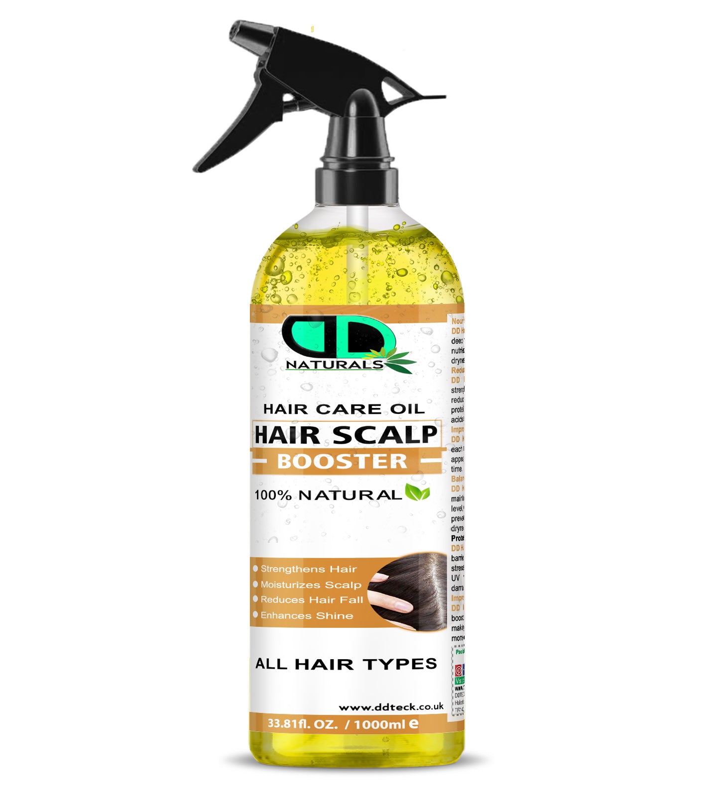 Natural Hair Scalp Booster | Strengthens Hair & Reduces Hair Fall