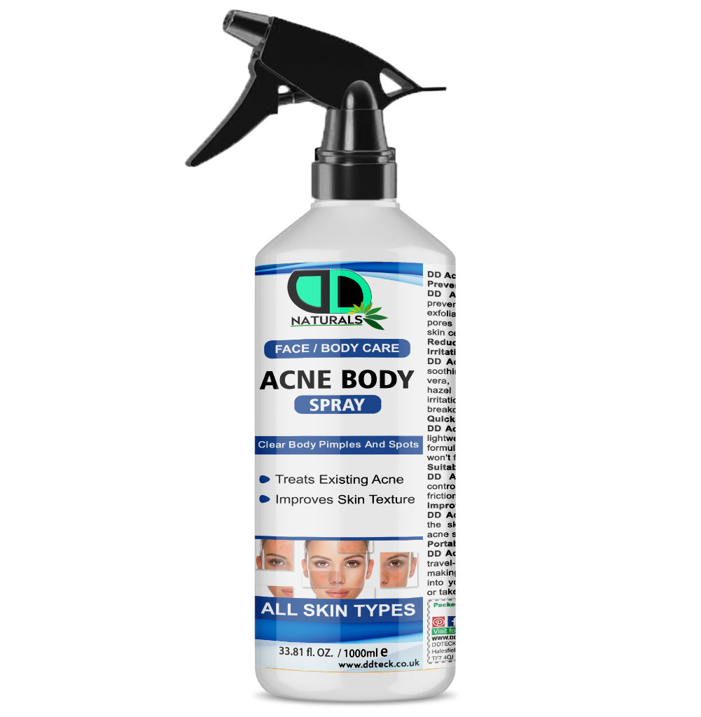 Acne Body Spray | Fast-Drying Acne Control Spray for Face & Body