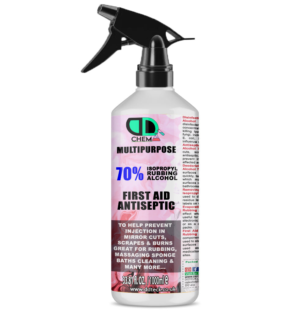 70% Isopropyl Rubbing Alcohol – Multipurpose First Aid Antiseptic