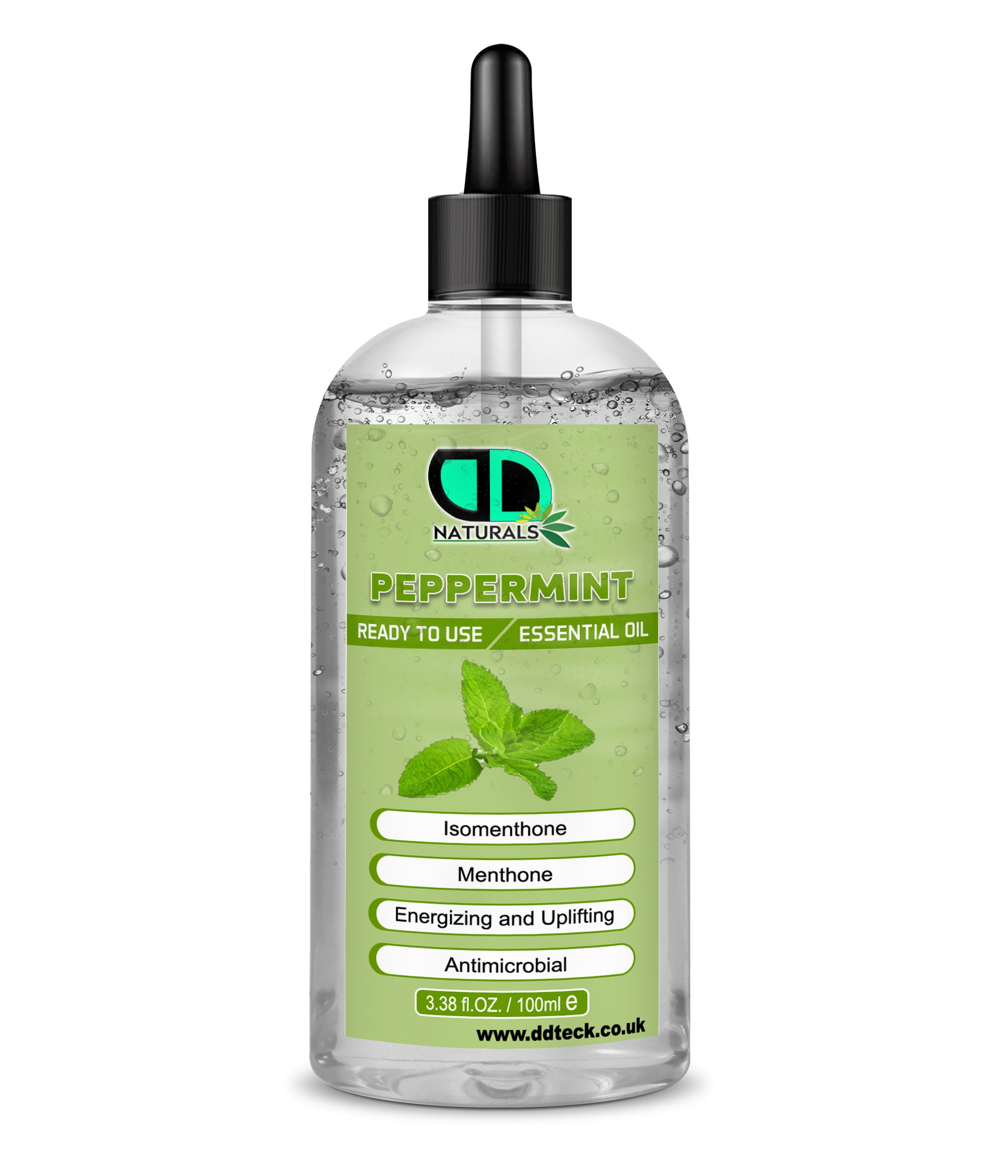 Peppermint Essential Oil - Ready to Use Energizing & Uplifting Formula