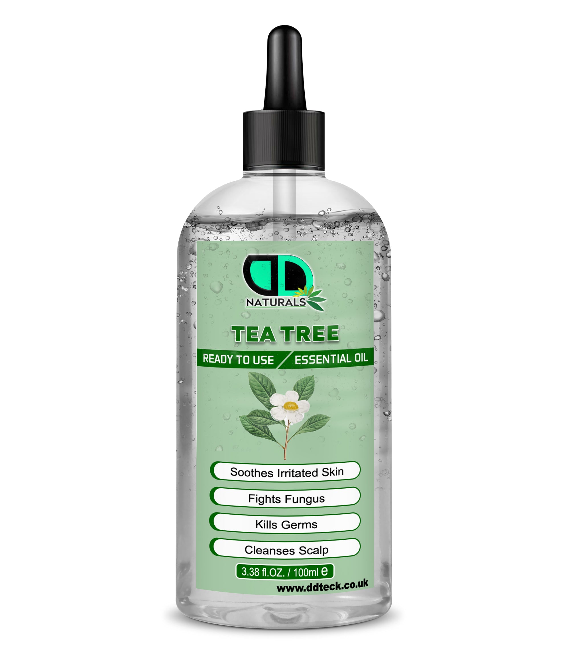 Tea Tree Essential Oil | Ready to Use | Natural Antiseptic, Skin, Scalp & Aromatherapy Oil