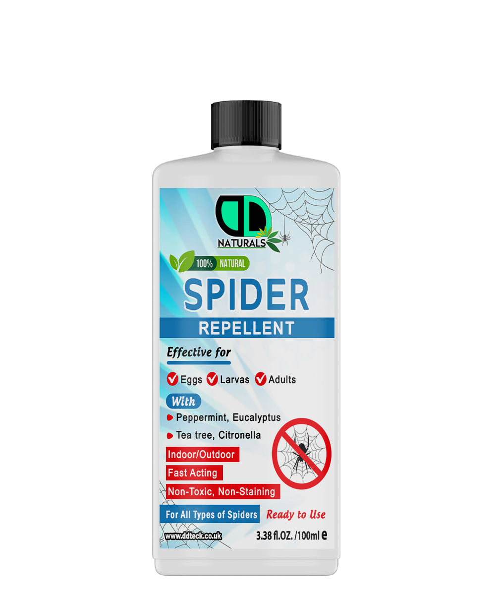 100% Natural Spider Repellent – Fast-Acting Indoor & Outdoor Protection