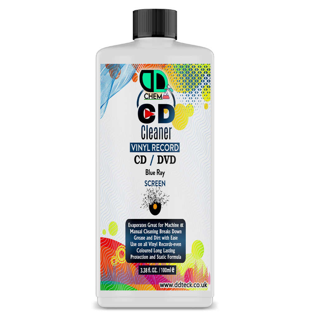CD, DVD & Vinyl Record Cleaner | Restores Sound & Picture Quality, Protects Media & Playback Equipment