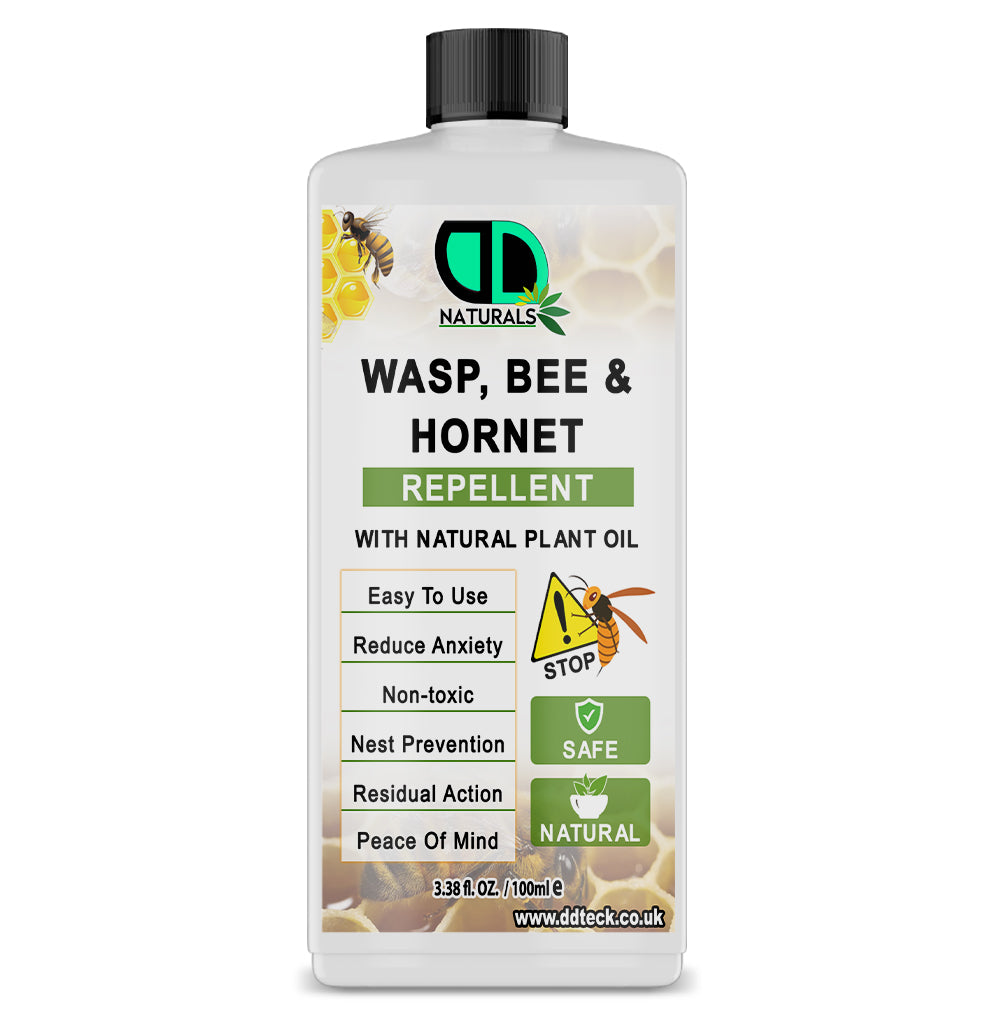 Wasp, Bee & Hornet Repellent – 100% Natural Plant Oil Defense
