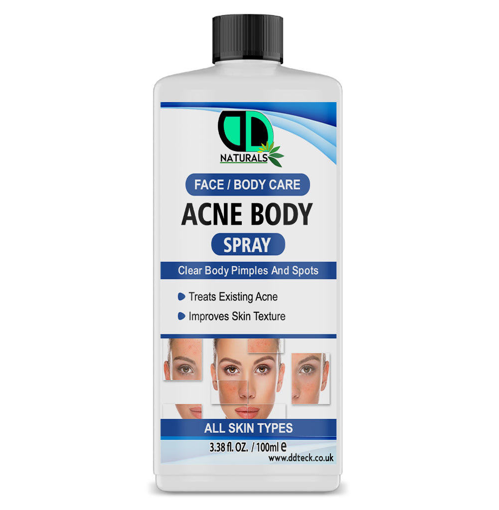 Acne Body Spray | Fast-Drying Acne Control Spray for Face & Body