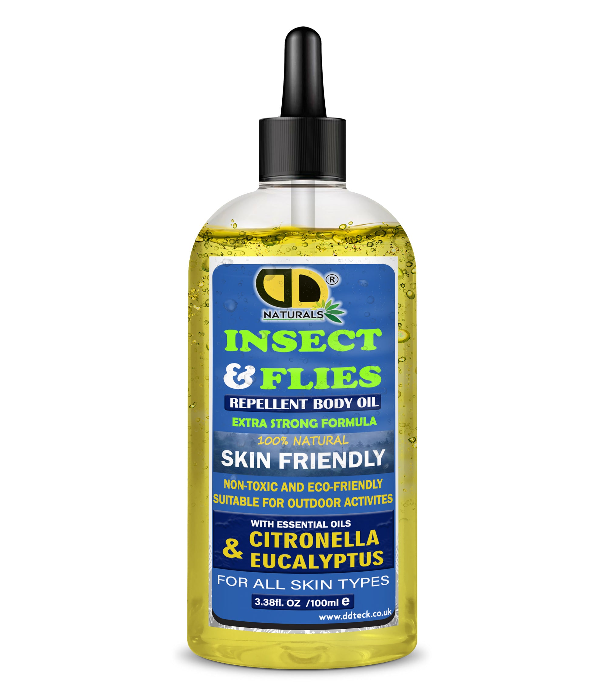 Insect Repellent with Citronella & Eucalyptus Essential Oil – Natural Mosquito & Insect Protection