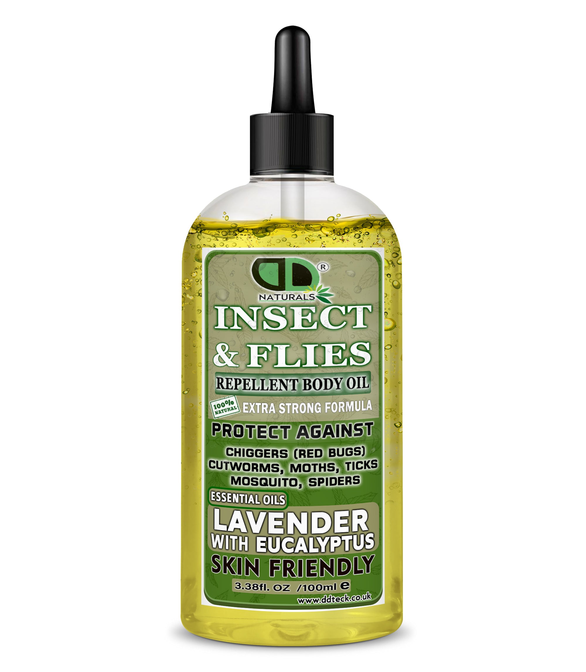 Insect Repellent with Lavender & Eucalyptus Essential Oils | Natural Bug Protection