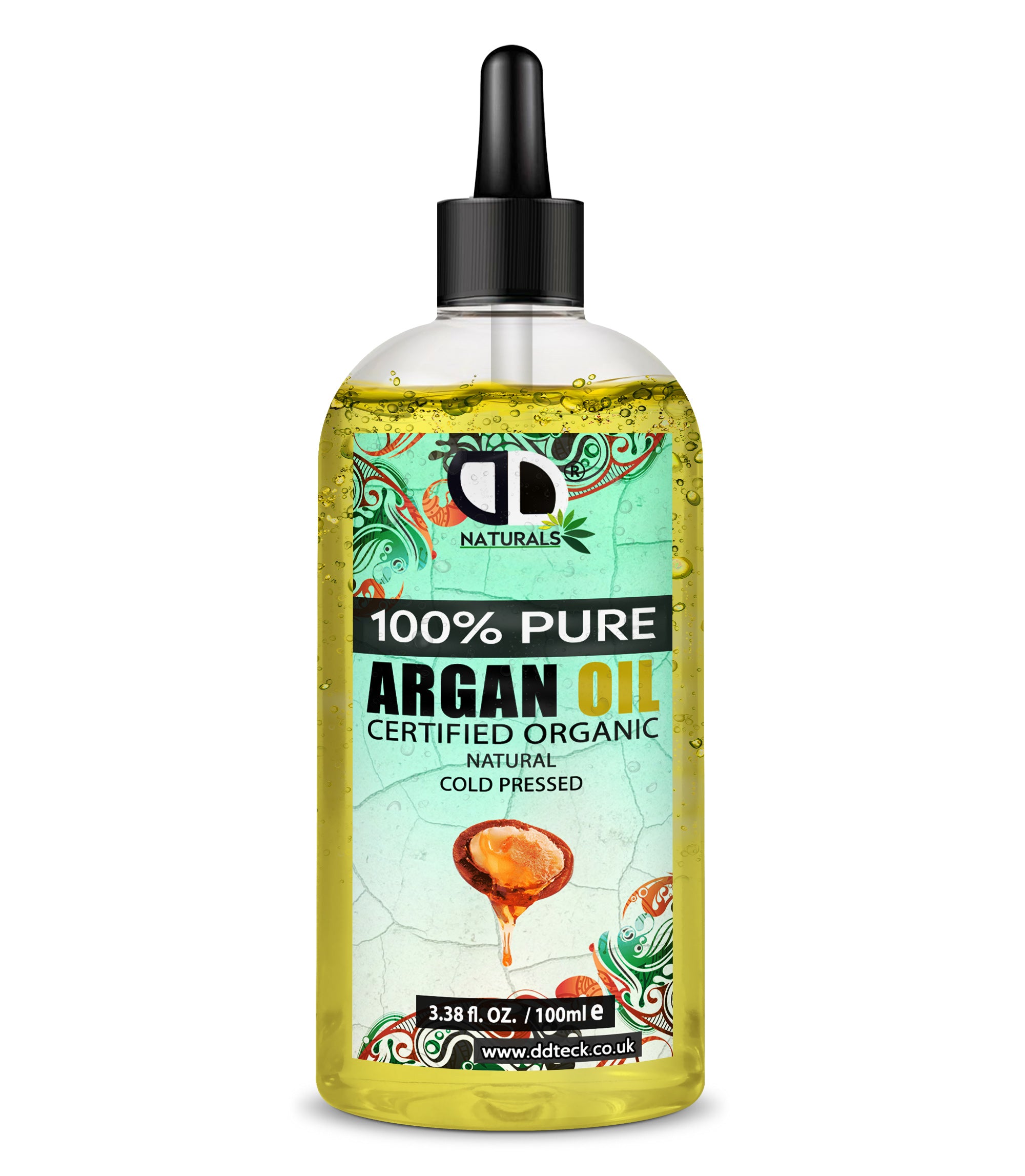 100% Pure Argan Oil | Organic Cold-Pressed Oil for Hair, Skin & Nails