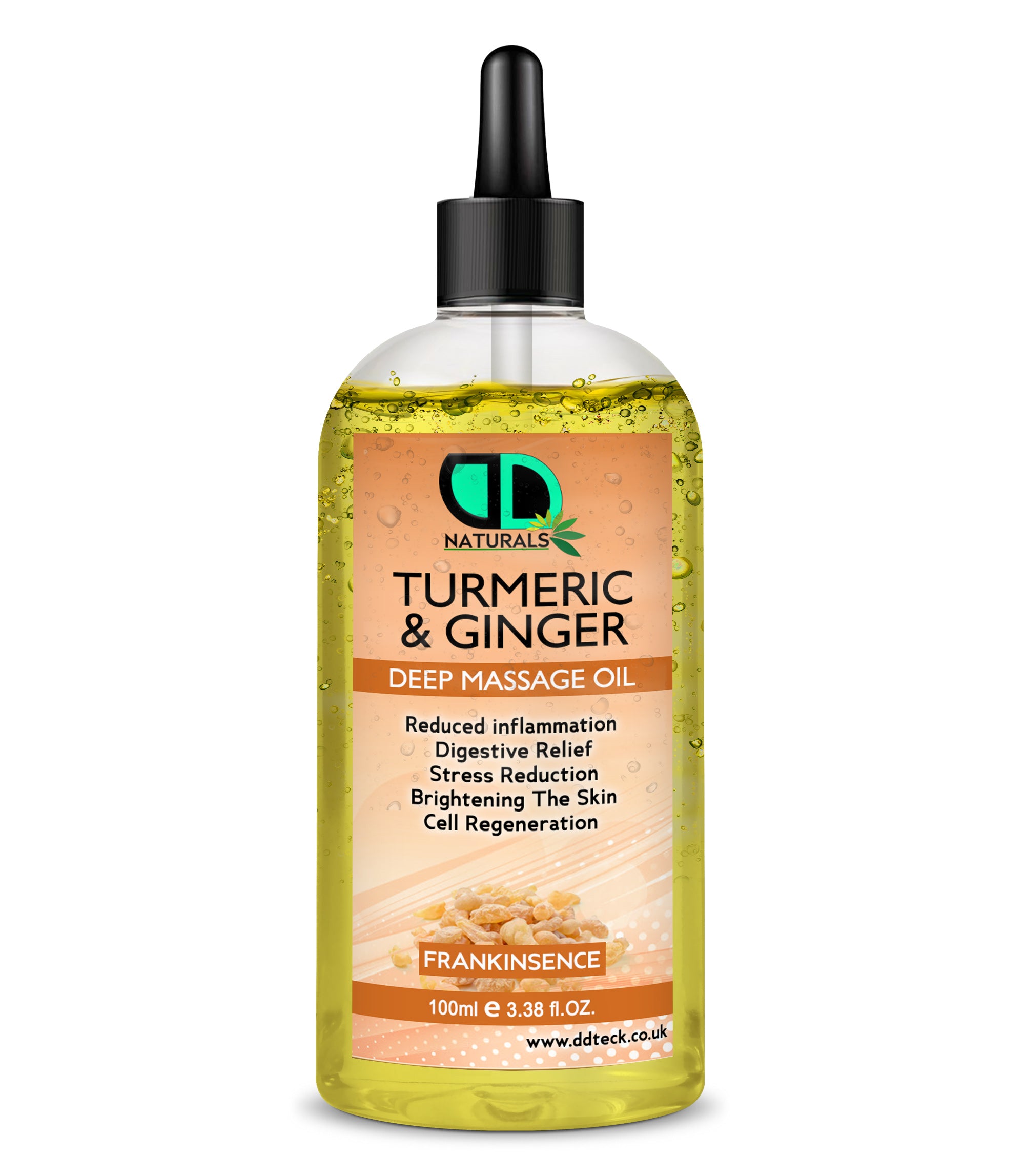Turmeric & Ginger Deep Massage Oil with Frankincense
