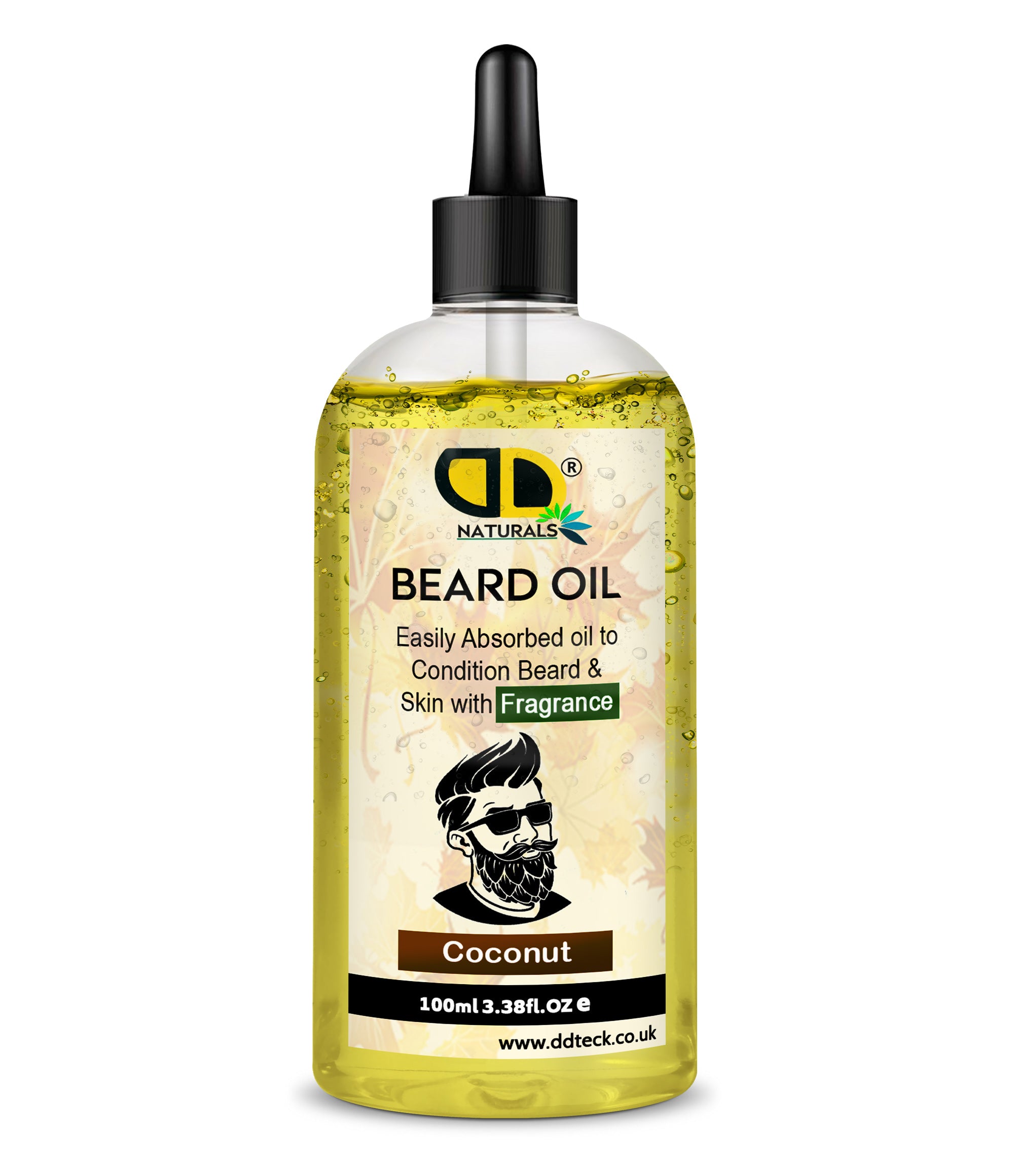 Coconut Beard Essential Oil | Deep Hydration, Growth Support & Smooth Beard Care for Men