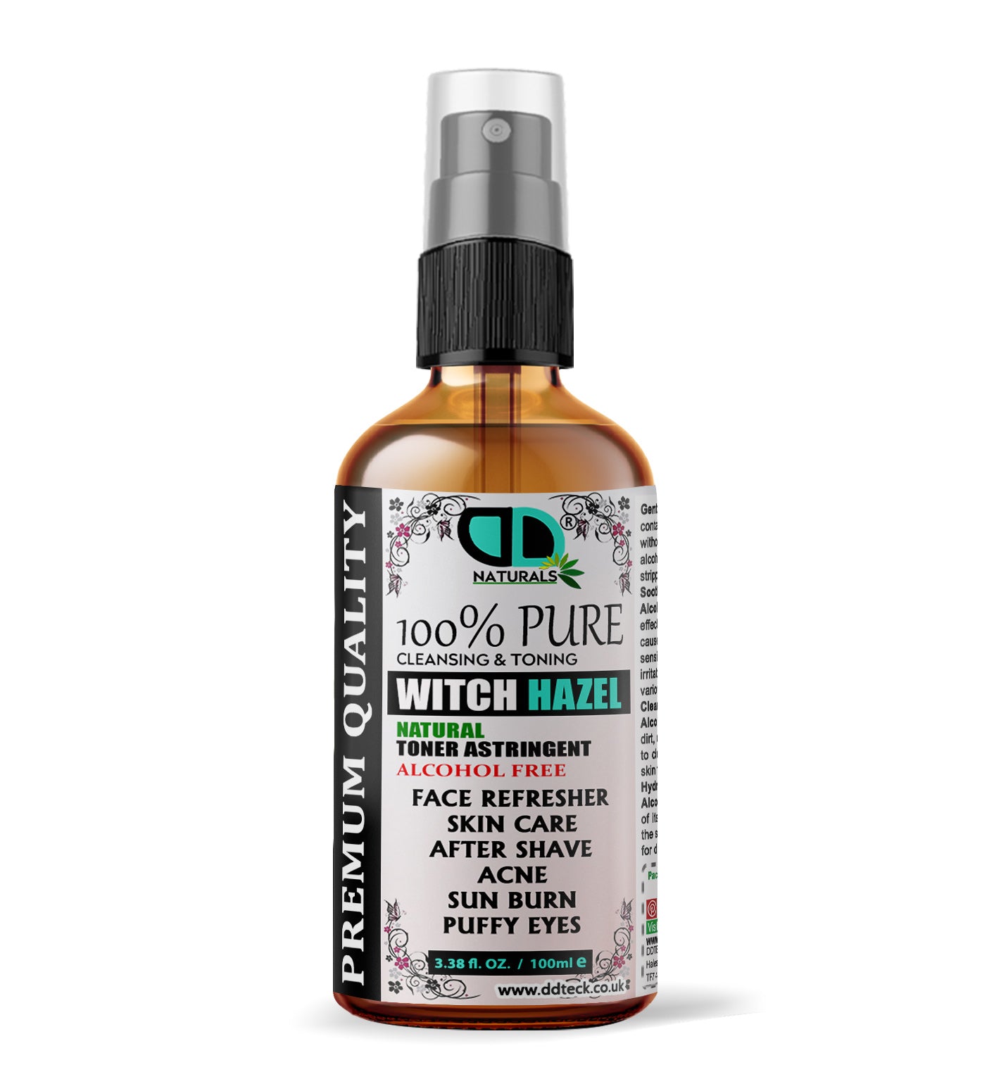Witch Hazel Alcohol-Free Toner | Gentle, Natural Skin Toning for Sensitive & Acne-Prone Skin