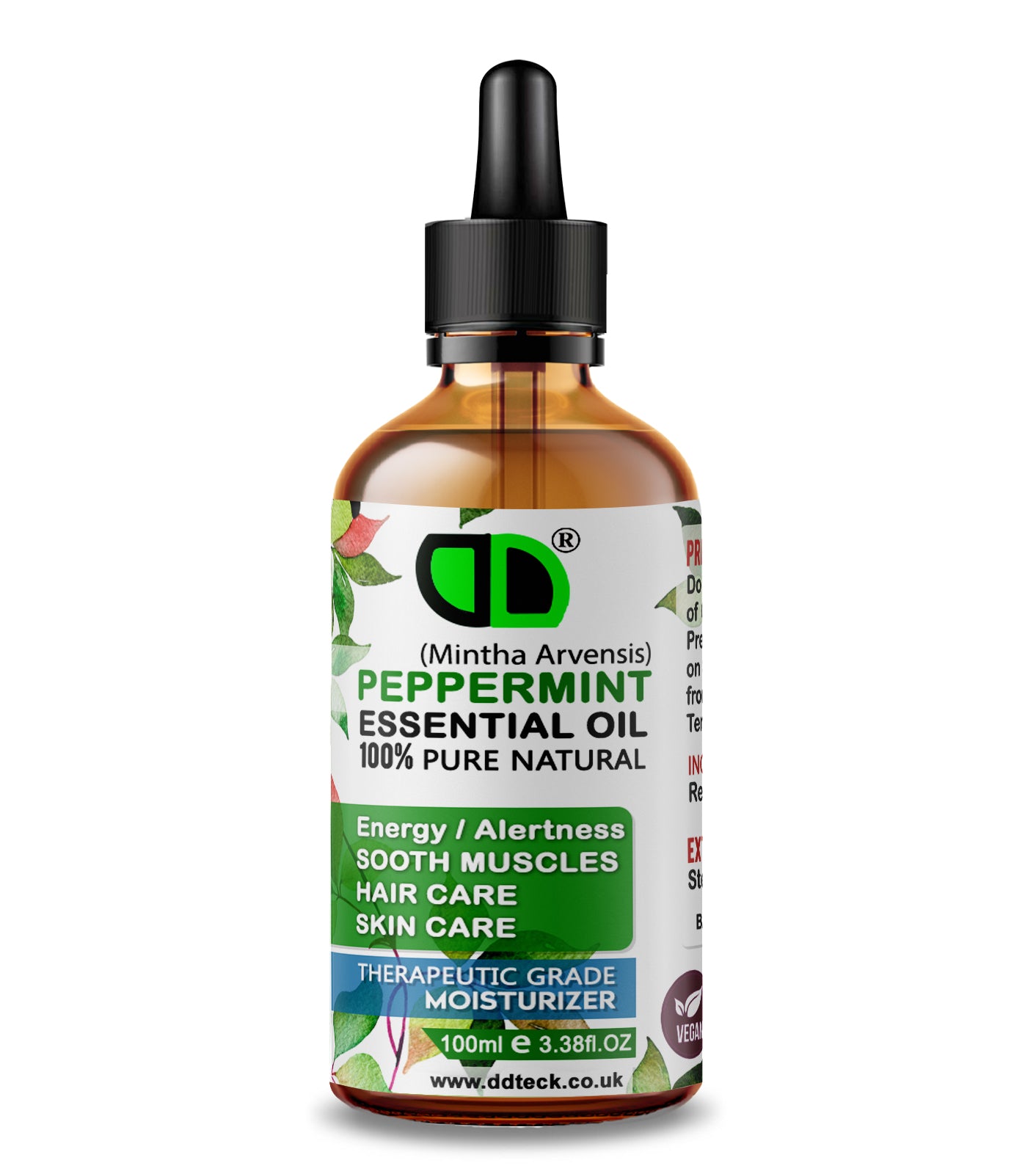 Peppermint Essential Oil (Mentha Arvensis) | 100% Pure & Natural | Therapeutic Grade