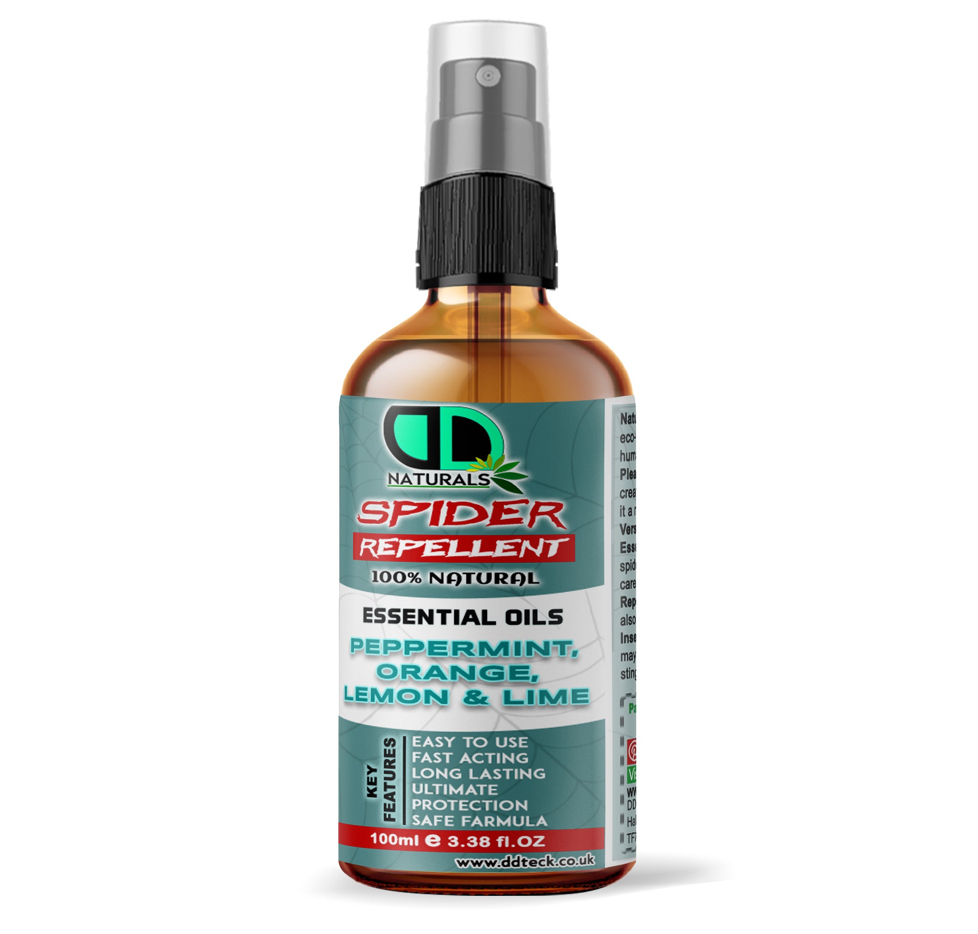 Spider Repellent | 100% Natural Peppermint & Citrus Essential Oil Spider Control Spray