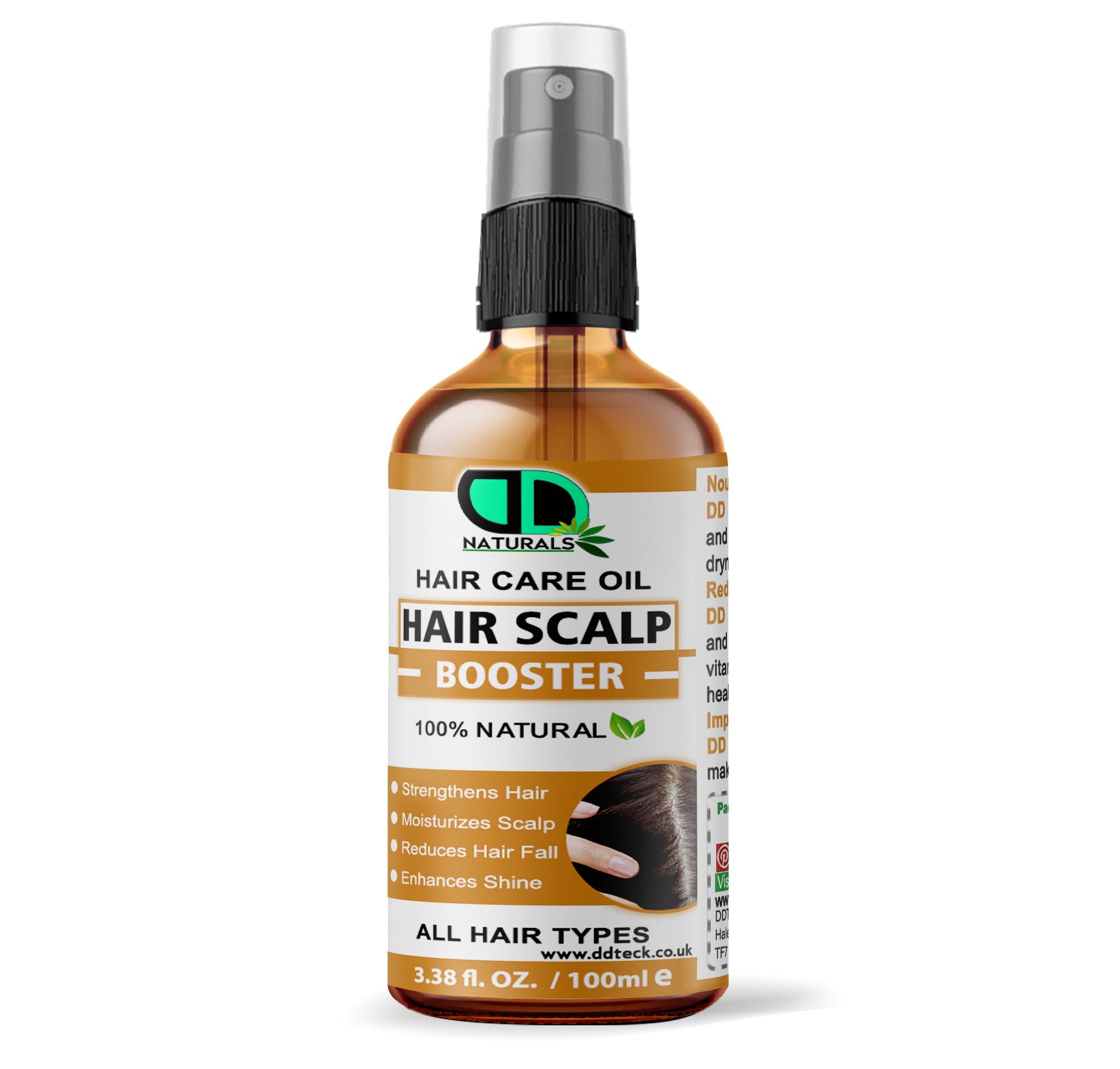 Natural Hair Scalp Booster | Strengthens Hair & Reduces Hair Fall