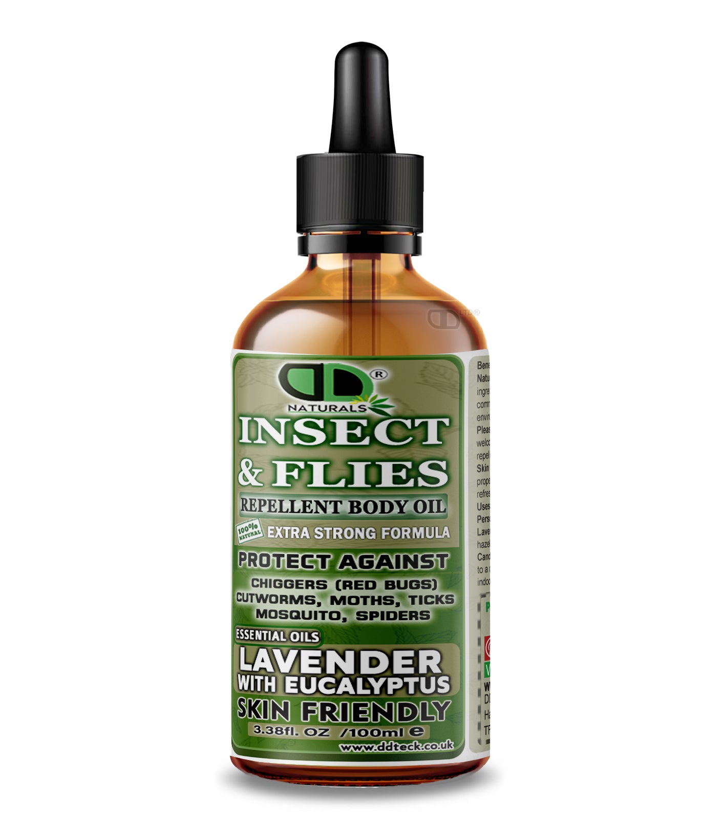 Insect Repellent with Lavender & Eucalyptus Essential Oils | Natural Bug Protection