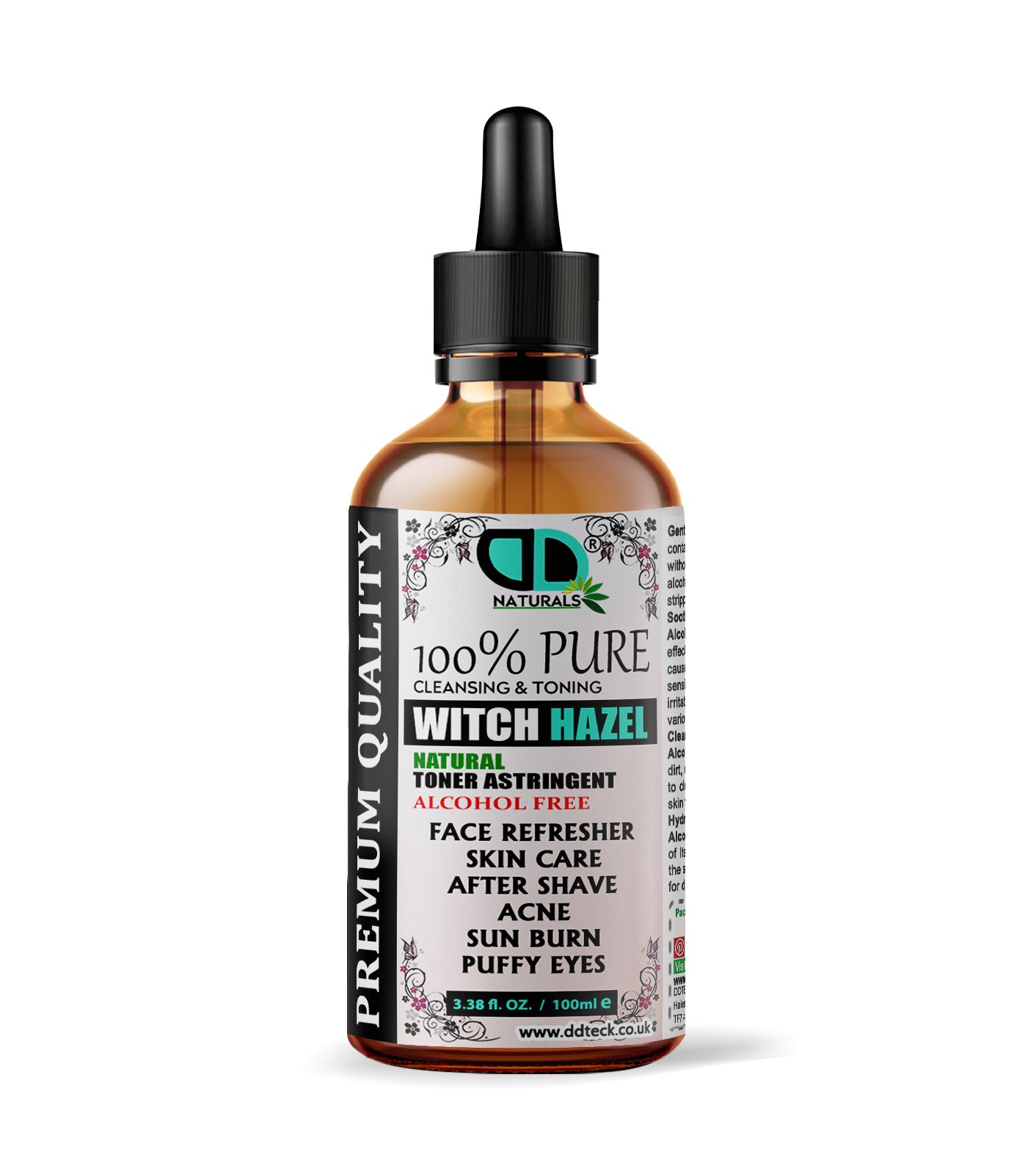 Witch Hazel Alcohol-Free Toner | Gentle, Natural Skin Toning for Sensitive & Acne-Prone Skin