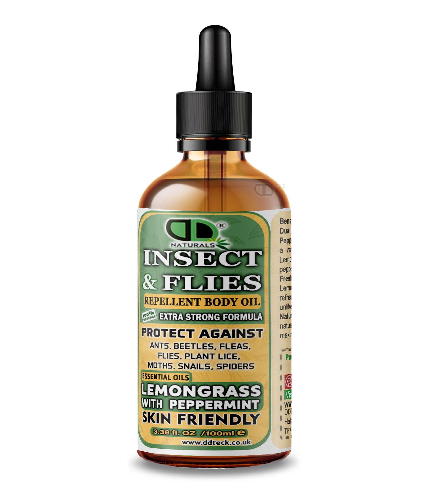 Lemongrass & Peppermint Insect Repellent – Extra Strong Natural Formula