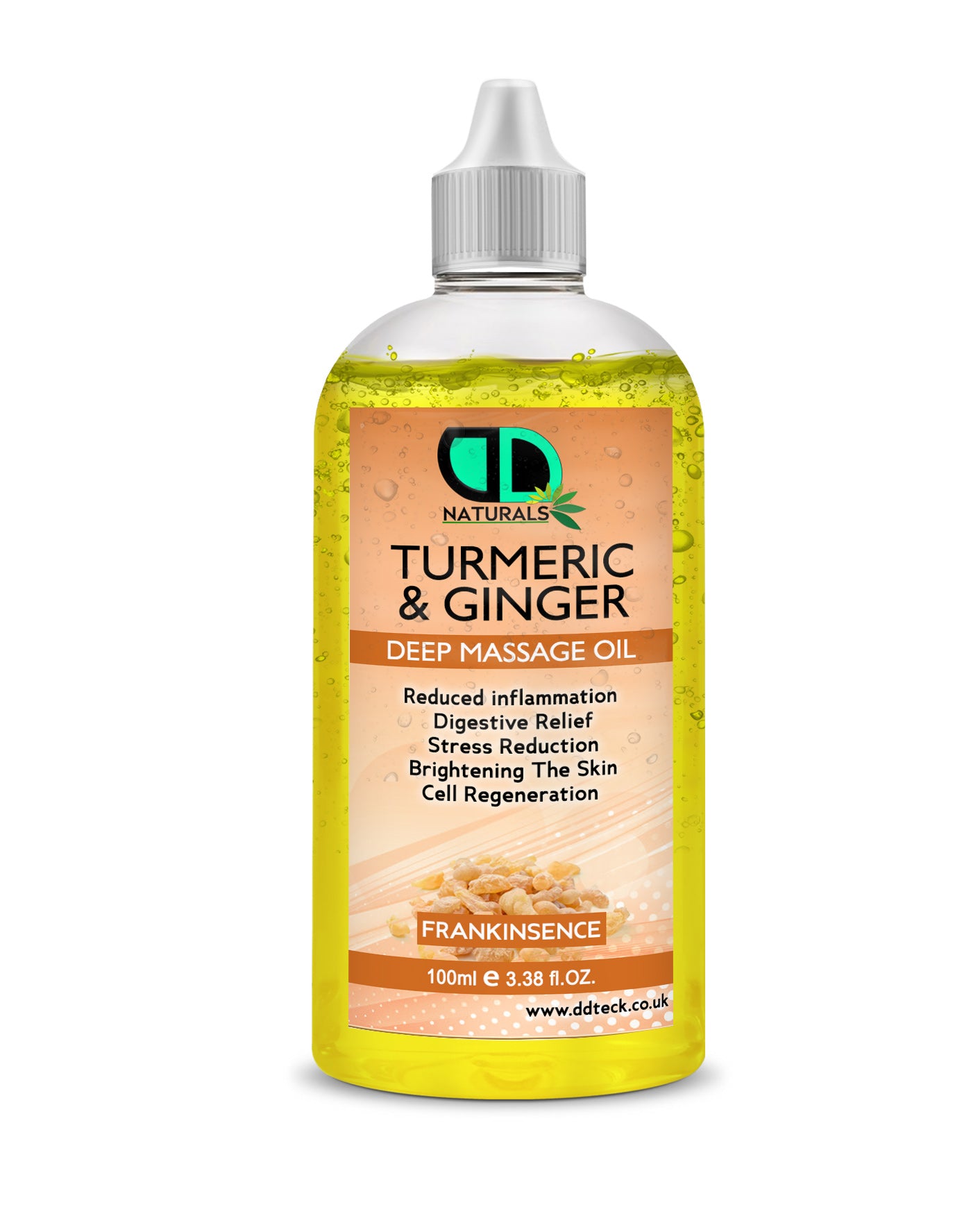Turmeric & Ginger Deep Massage Oil with Frankincense