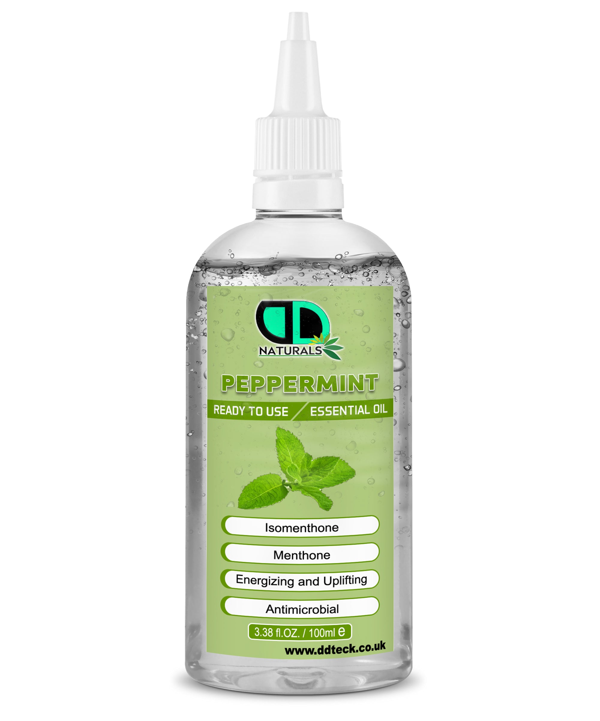 Peppermint Essential Oil - Ready to Use Energizing & Uplifting Formula