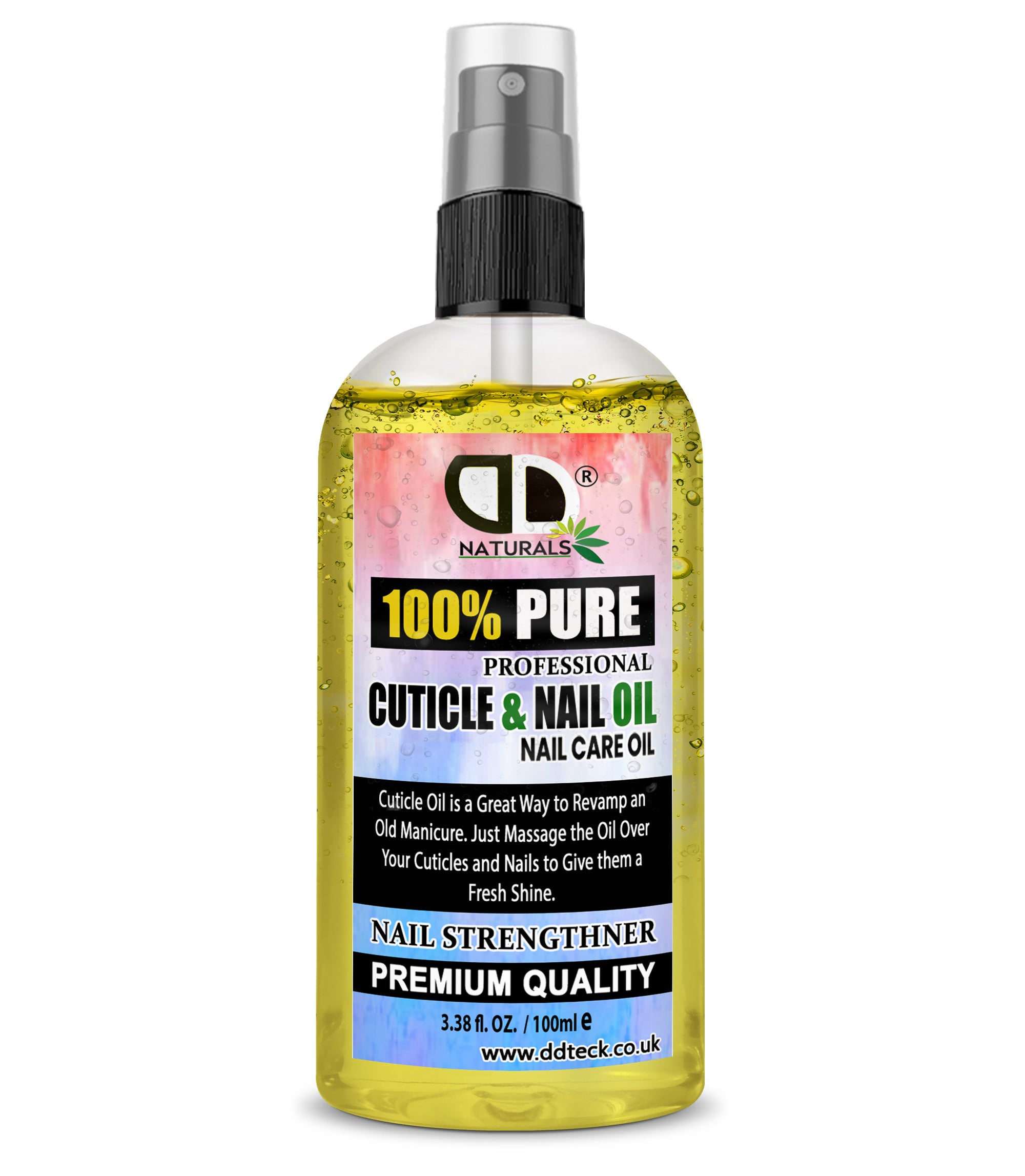 100% Pure Professional Cuticle & Nail Oil – Premium Nail Strengthened