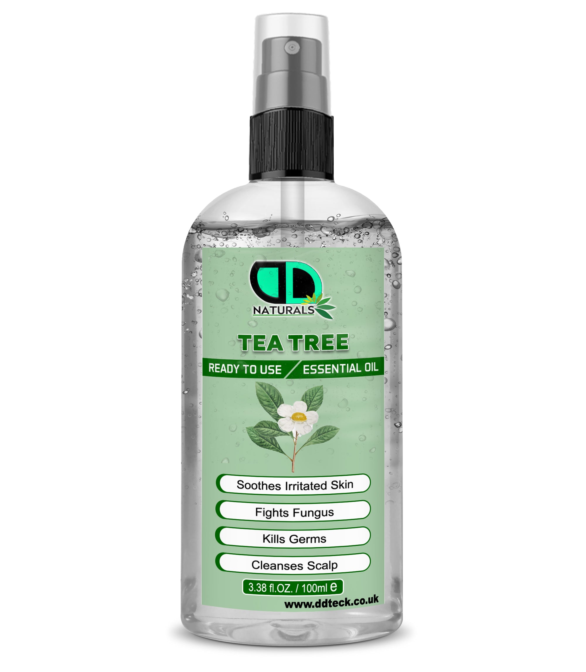 Tea Tree Essential Oil | Ready to Use | Natural Antiseptic, Skin, Scalp & Aromatherapy Oil