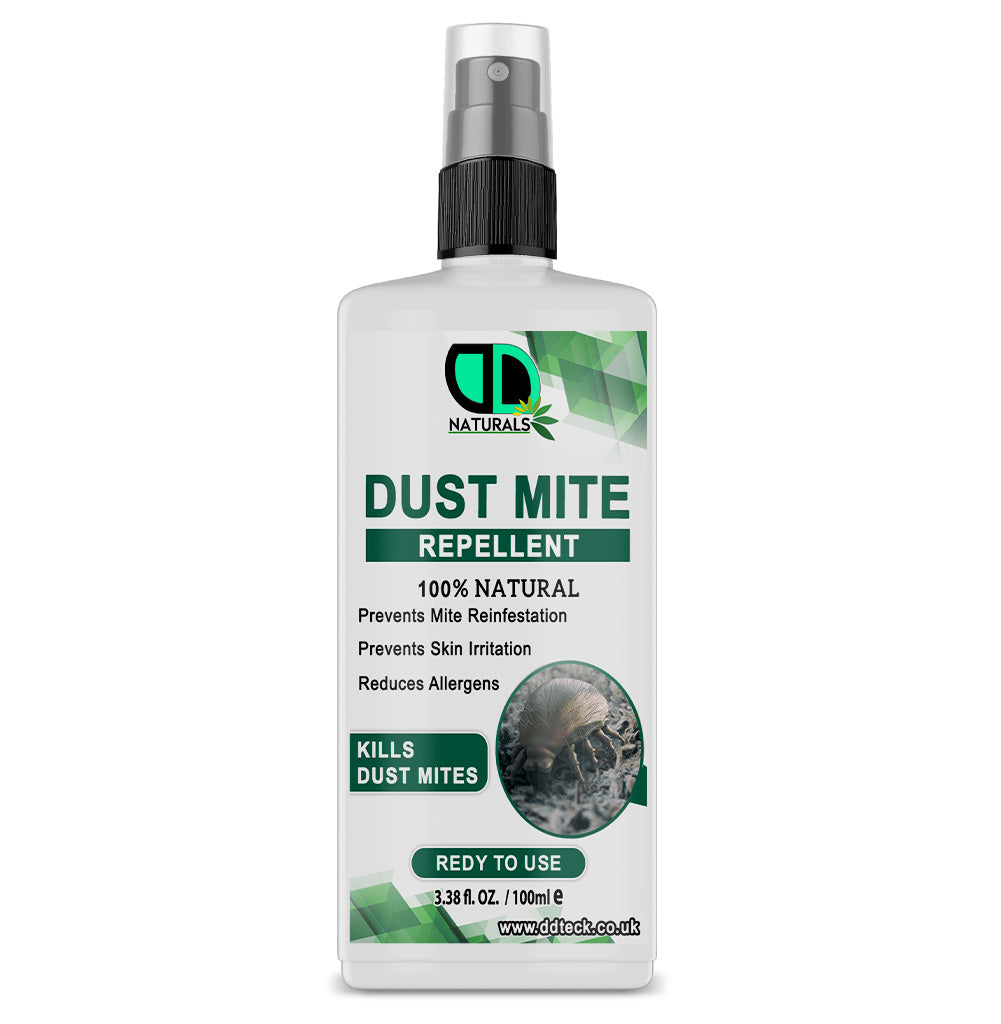 100% Natural Dust Mite Repellent – Kills Mites & Reduces Allergens