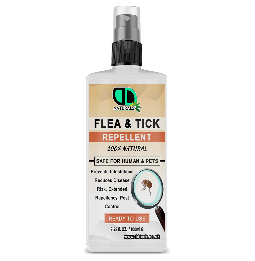 Flea & Tick Insect Repellent | Natural, Non-Toxic Protection for Pets & Home