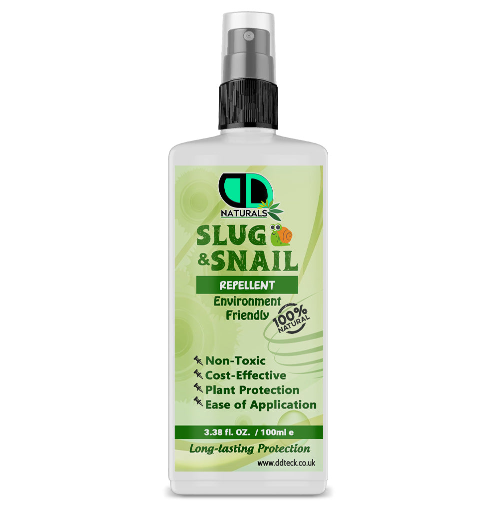 100% Natural Slug & Snail Repellent – Non-Toxic Plant Protection