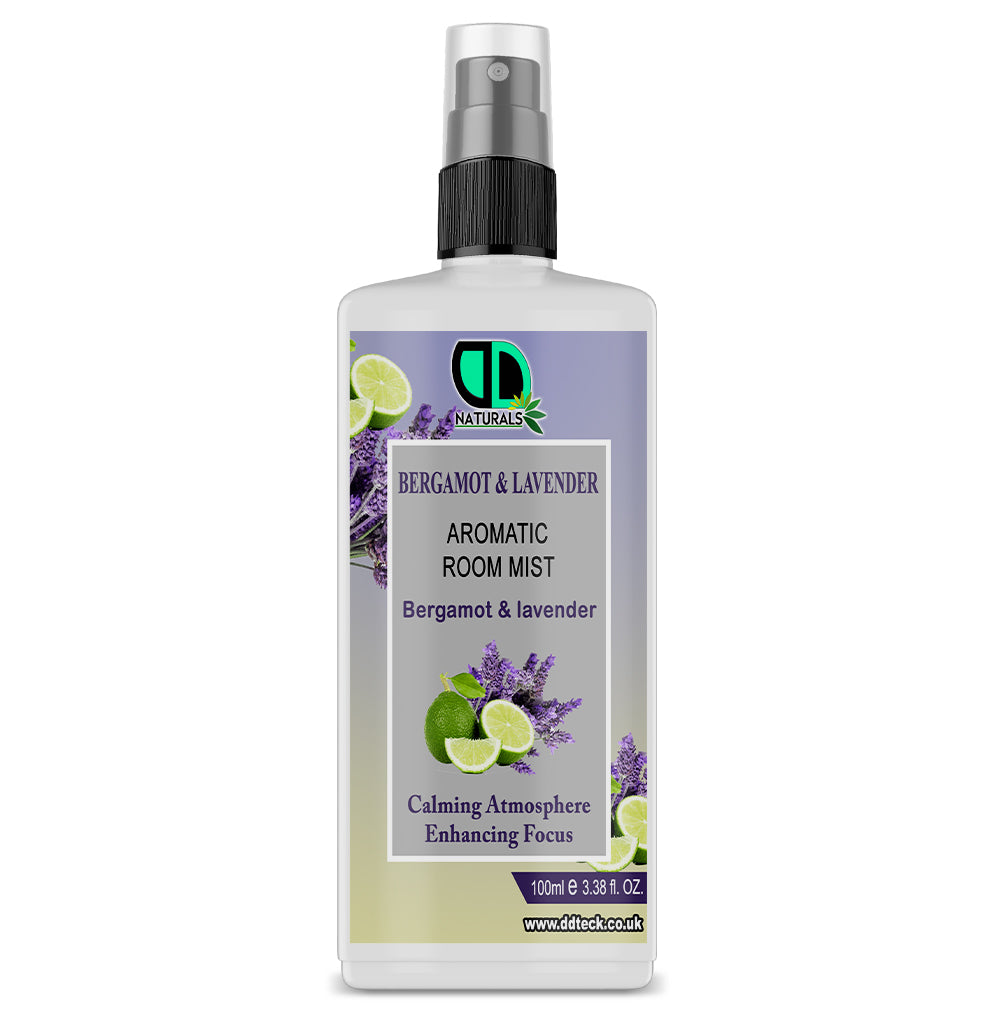 Bergamot & Lavender Aromatic Room Mist – Calming Atmosphere & Enhanced Focus