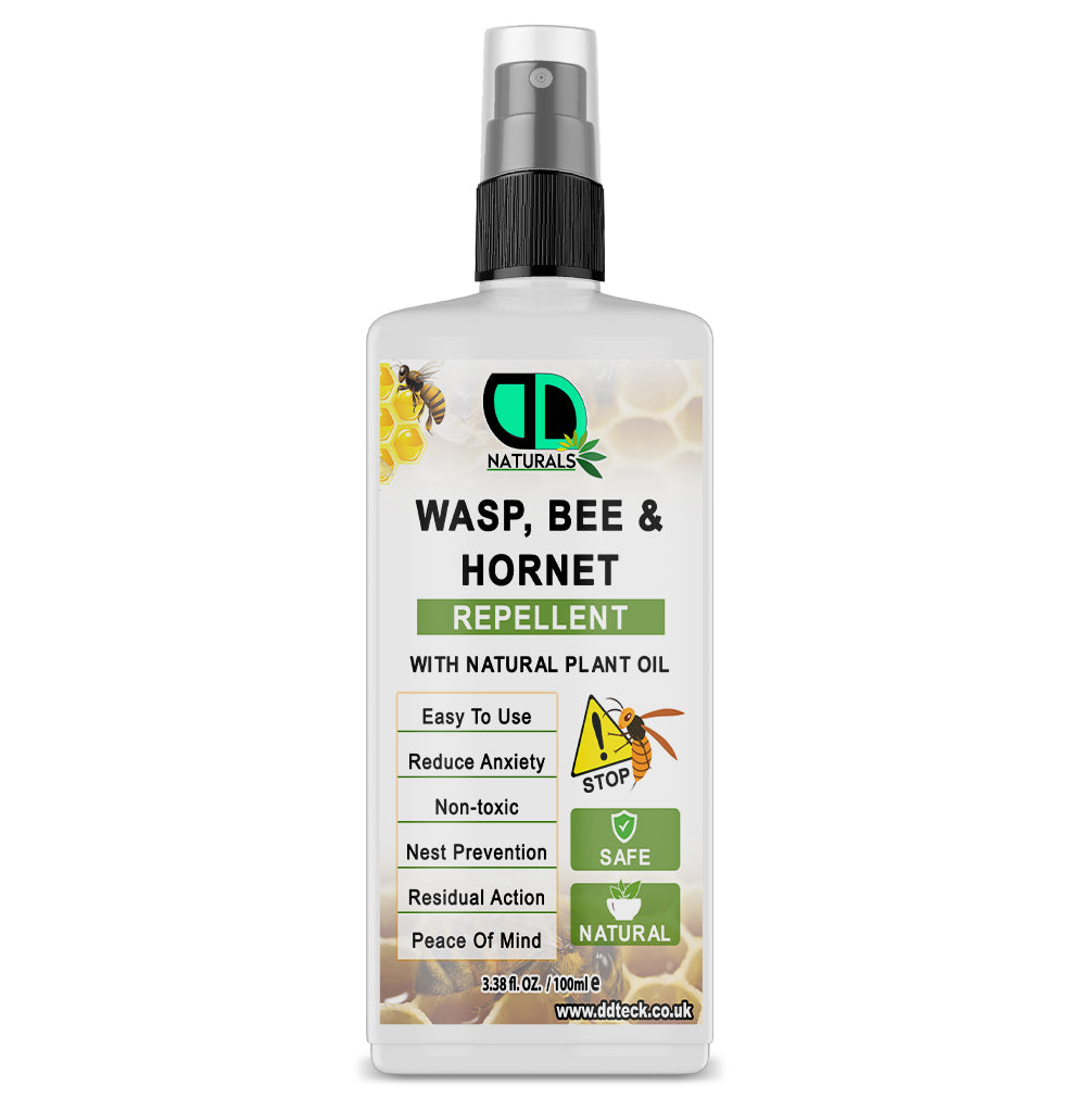 Wasp, Bee & Hornet Repellent – 100% Natural Plant Oil Defense