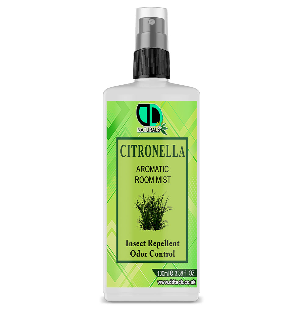 Citronella Aromatic Room Spray | Natural Insect Repellent & Long-Lasting Freshener
