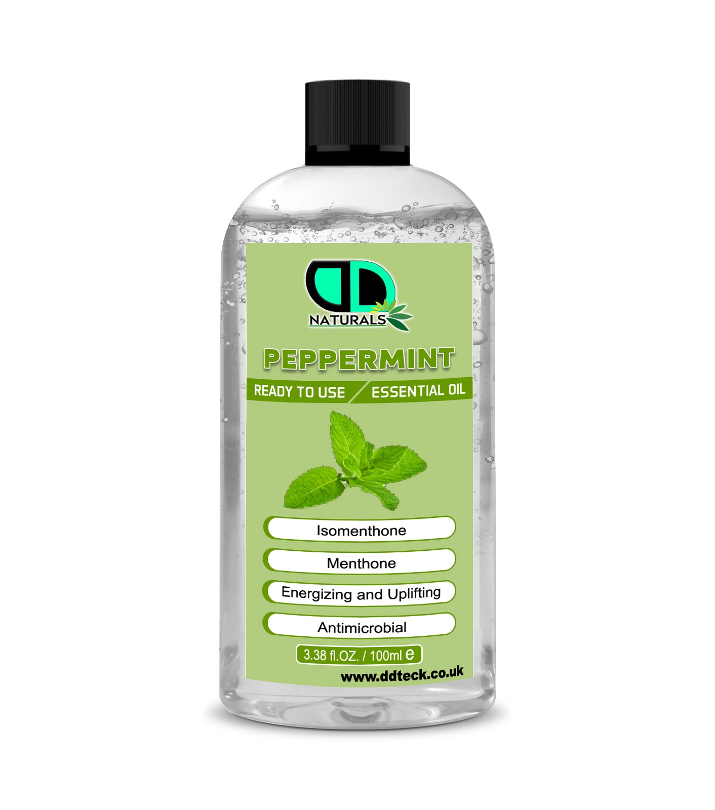 Peppermint Essential Oil - Ready to Use Energizing & Uplifting Formula