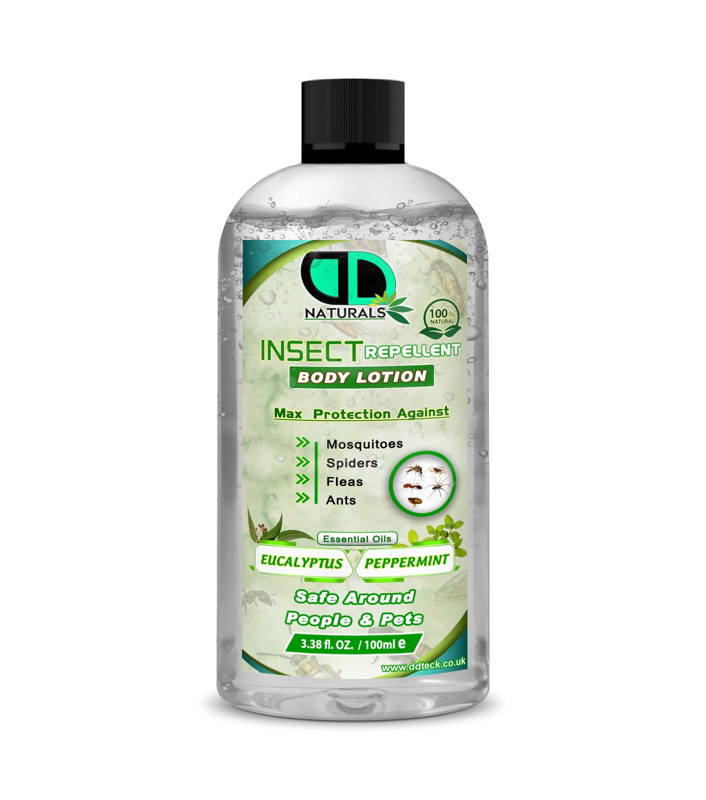 Natural Insect Repellent Body Lotion – Eucalyptus & Peppermint