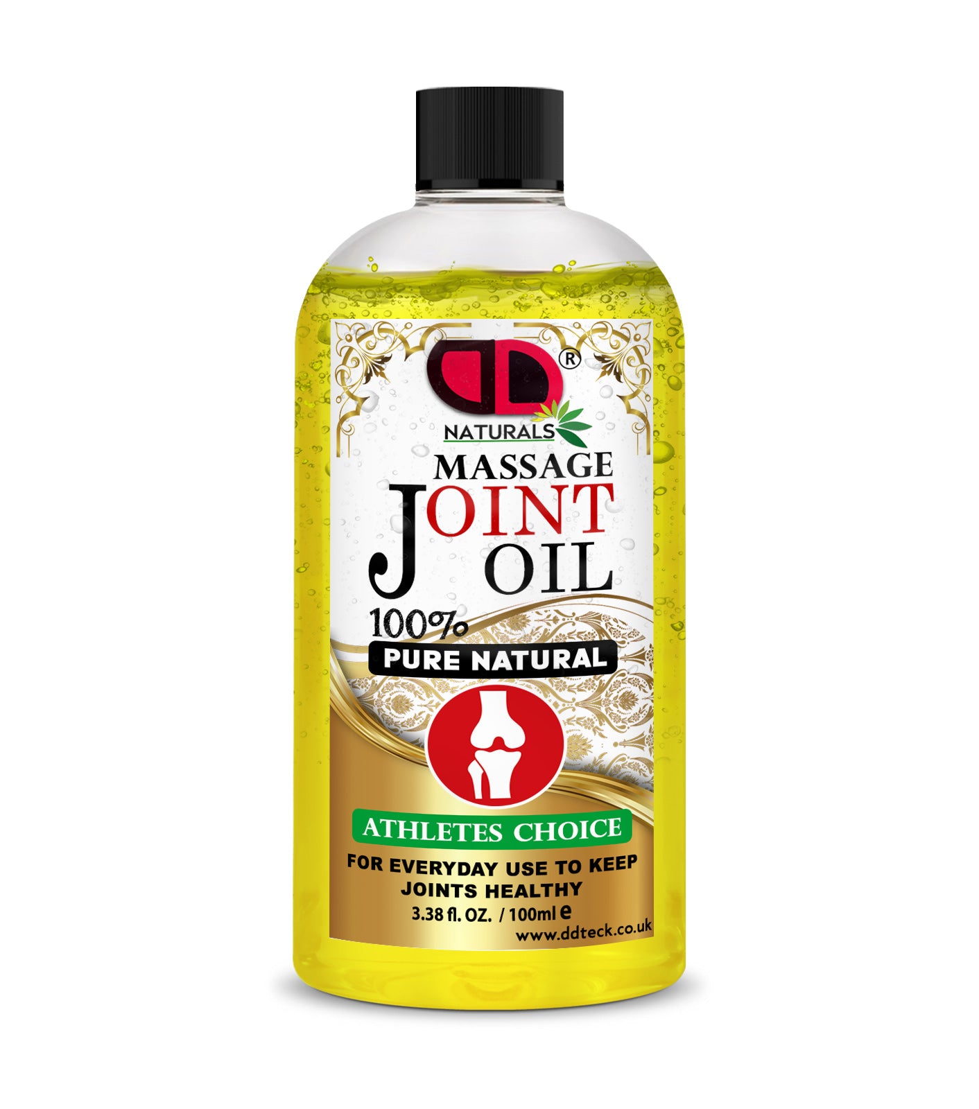 100% Pure Natural Joint Massage Oil - Athletes Choice for Healthy Joints