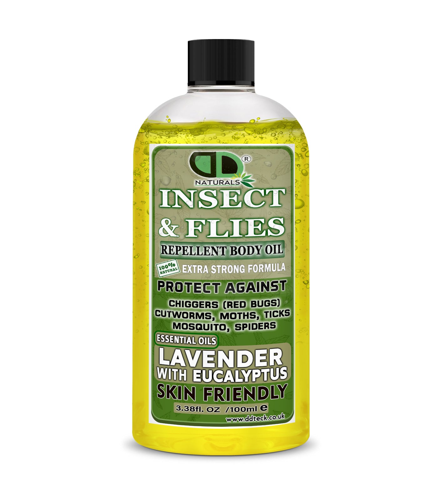 Insect Repellent with Lavender & Eucalyptus Essential Oils | Natural Bug Protection