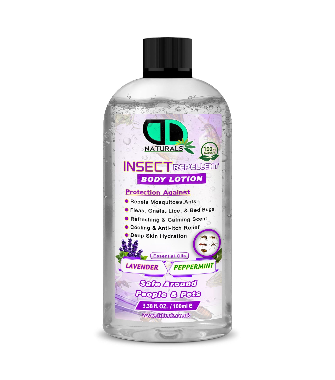 Lavender & Eucalyptus Insect Repellent Body Lotion | Natural, Soothing & Daily Outdoor Protection