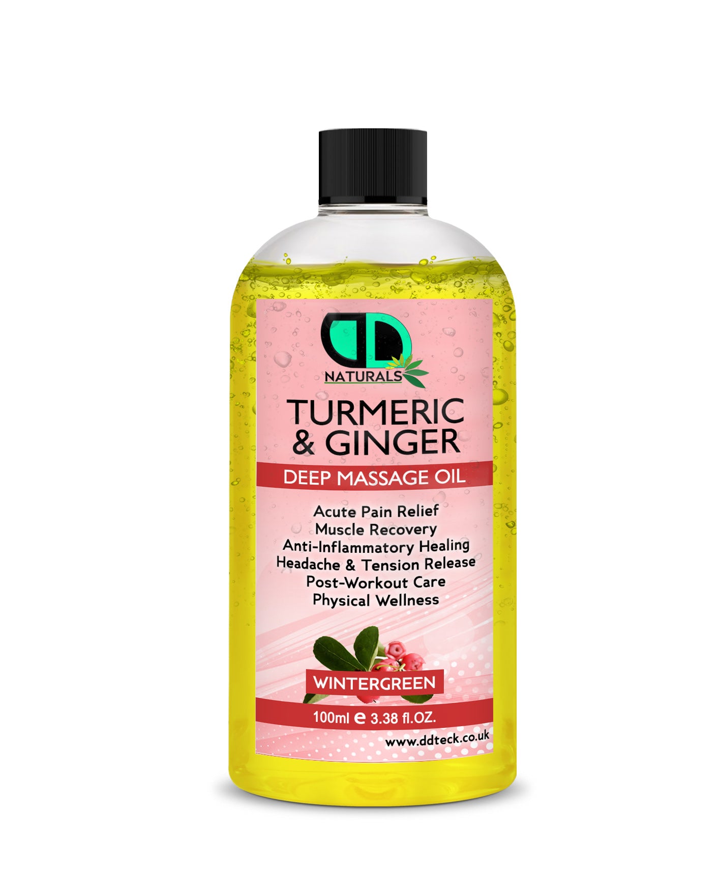 Turmeric & Ginger Deep Massage Oil with Wintergreen