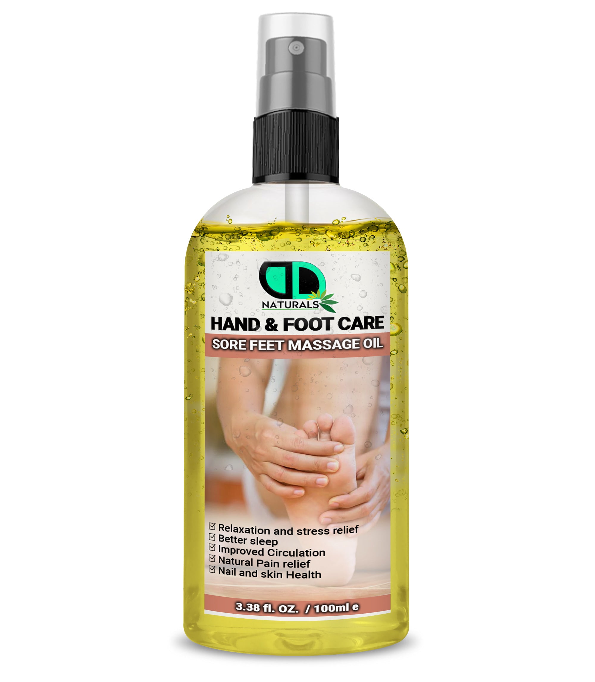 Hand & Foot Care – Sore Feet Massage Oil