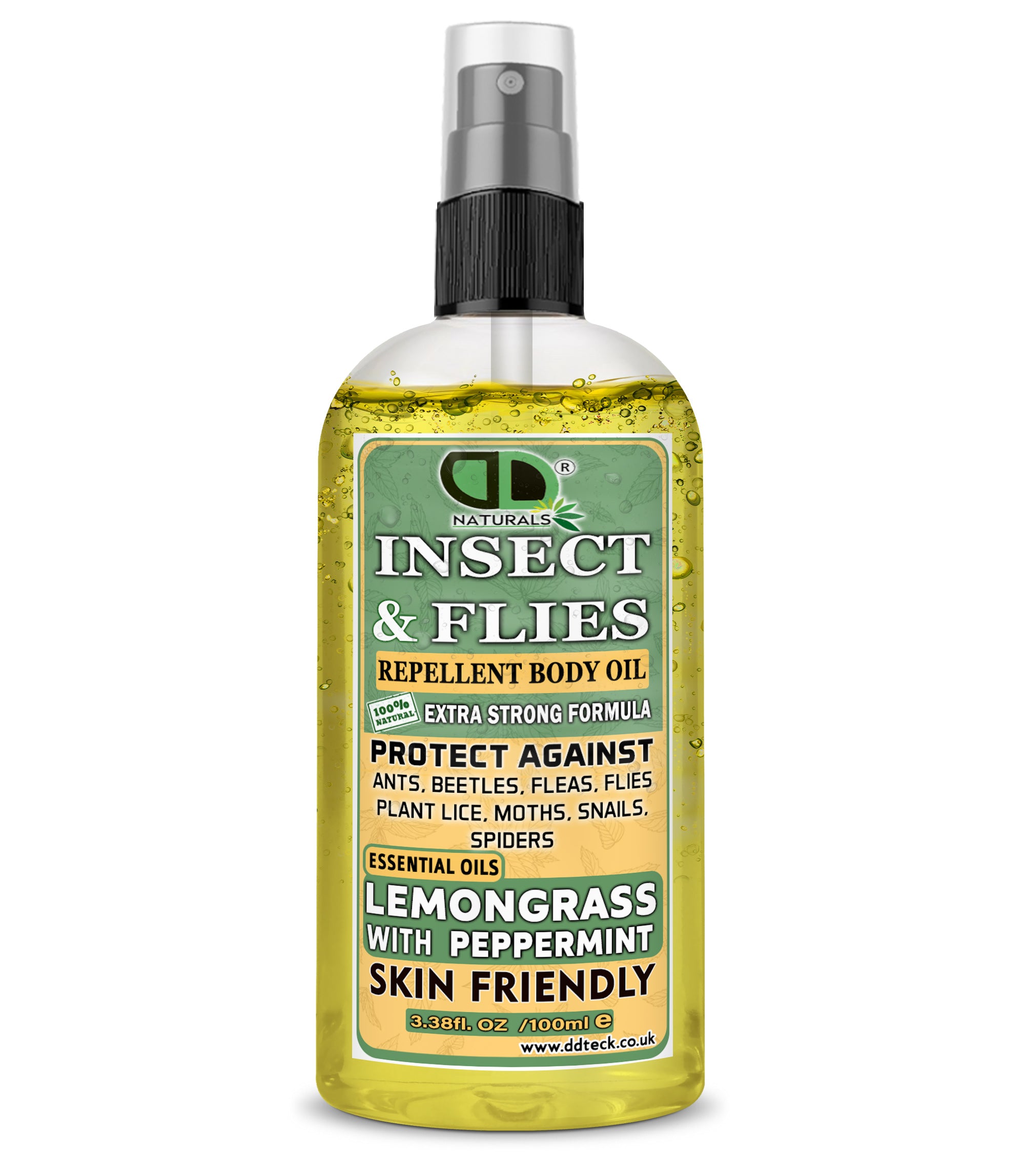 Lemongrass & Peppermint Insect Repellent – Extra Strong Natural Formula